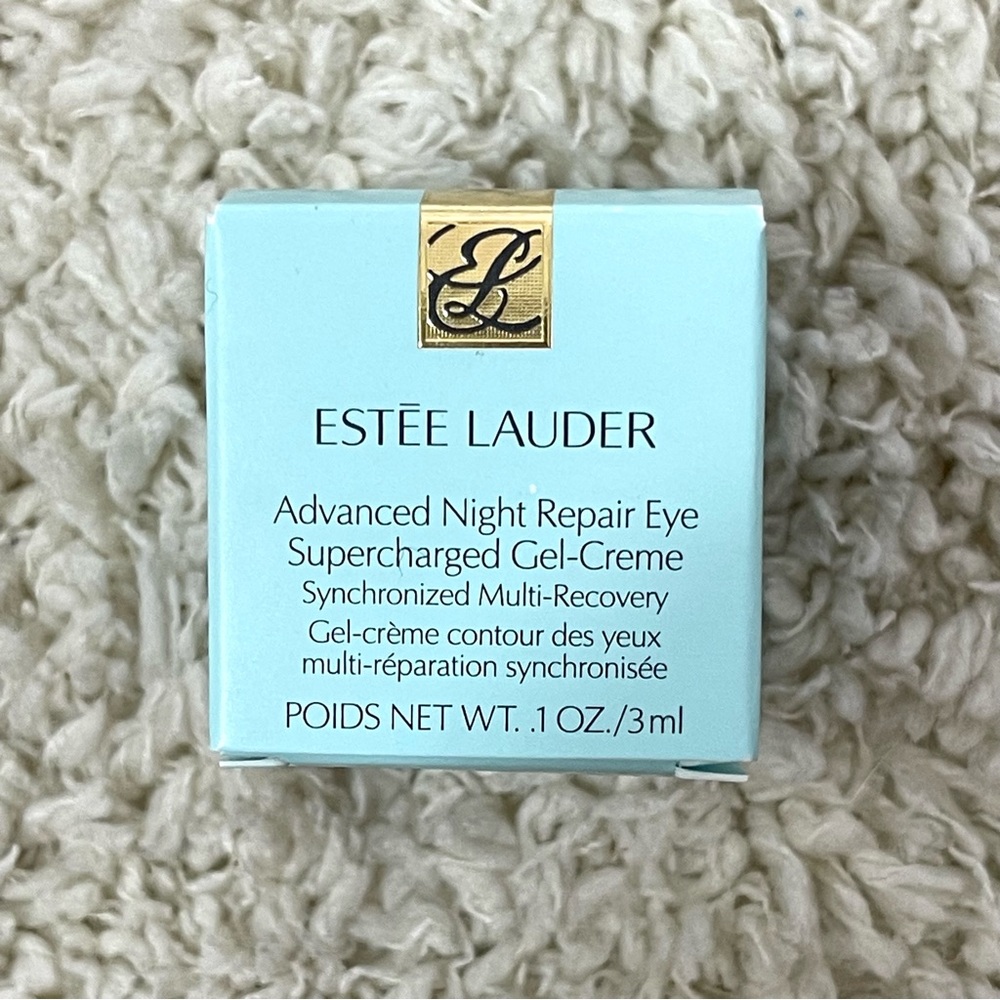 Estee Lauder Advanced Night Repair Eye Gel-Creme - Light Blue and Gold